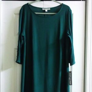 Madison Leigh Teal Long Sleeve Dress